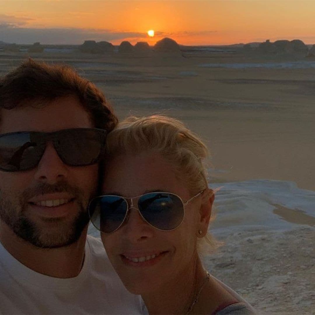 Desde Egipto con 'mucho amor': Belén Rueda se declara a su chico, Javier Artime