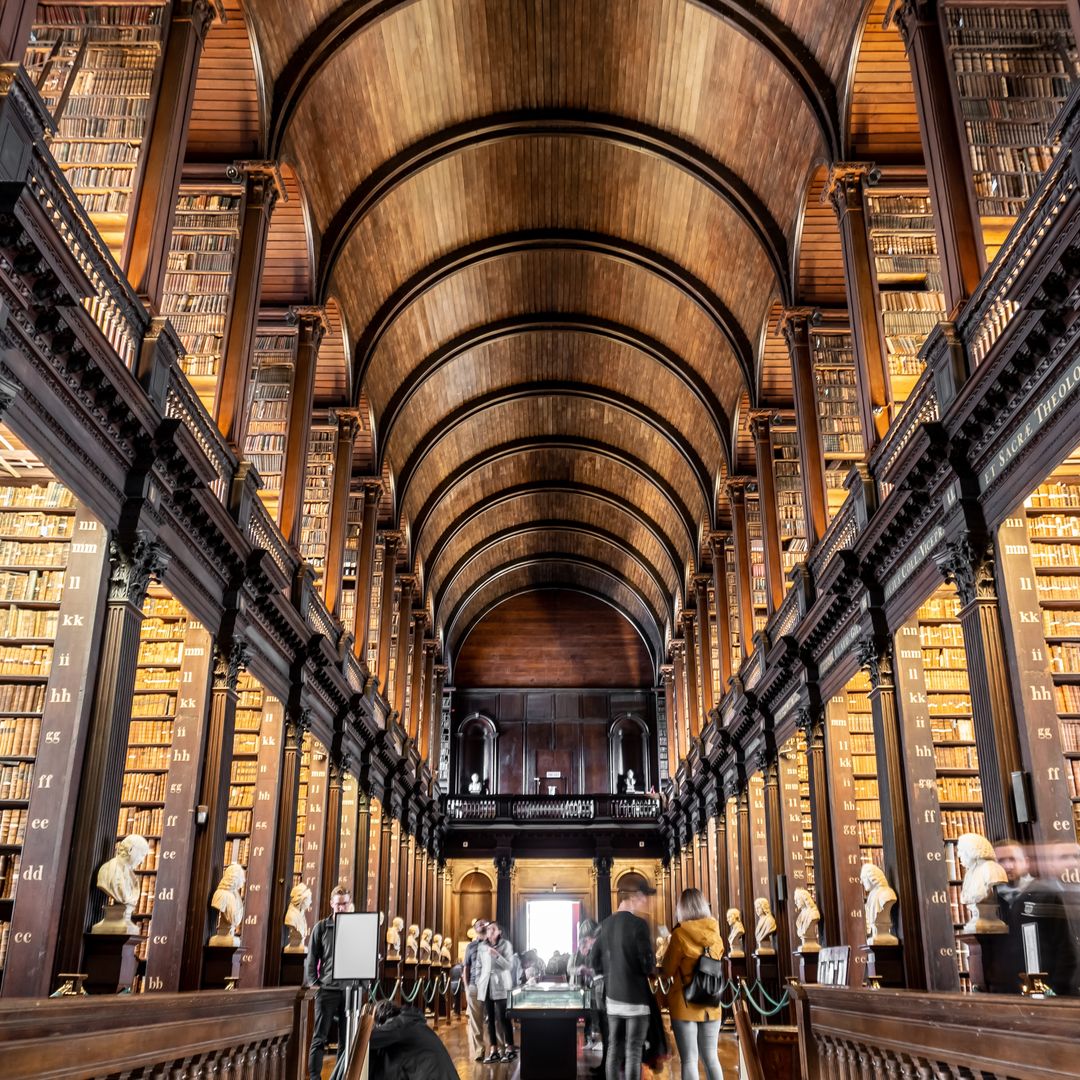 biblioteca del Trinity College, Dublín, Irlanda