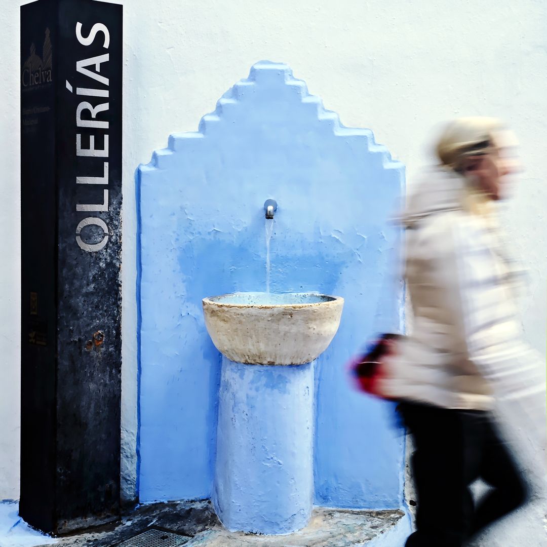 Fuente en el antiguo barrio cristiano de Ollerías de Chelva 