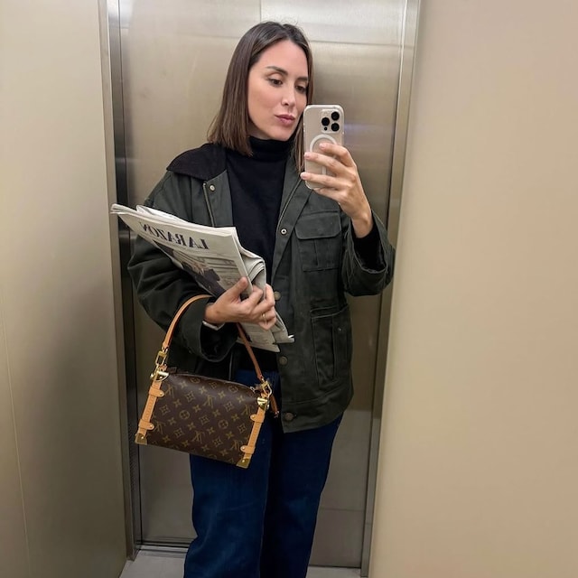 Tamara Falcó con parka para días lluviosos