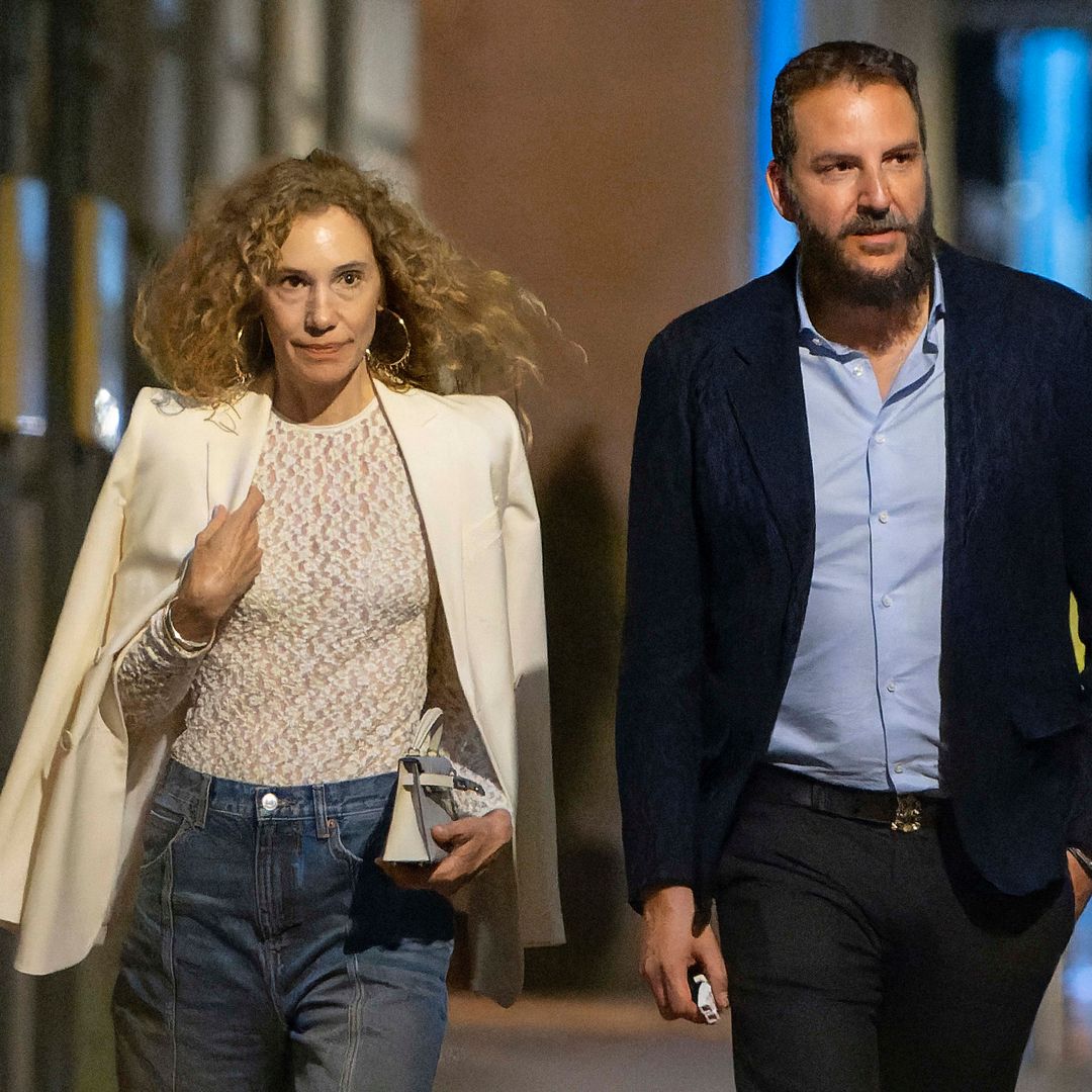Borja Thyssen y la artista Blanca Cuesta 