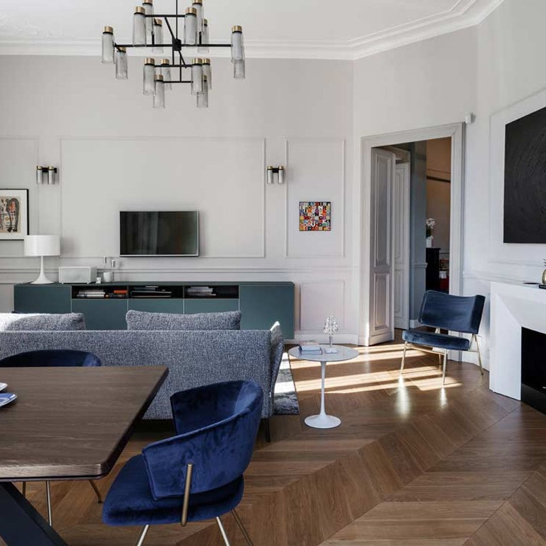 Un espectacular piso en Roma con un estilo clásico actualizado y diseño 100% italiano