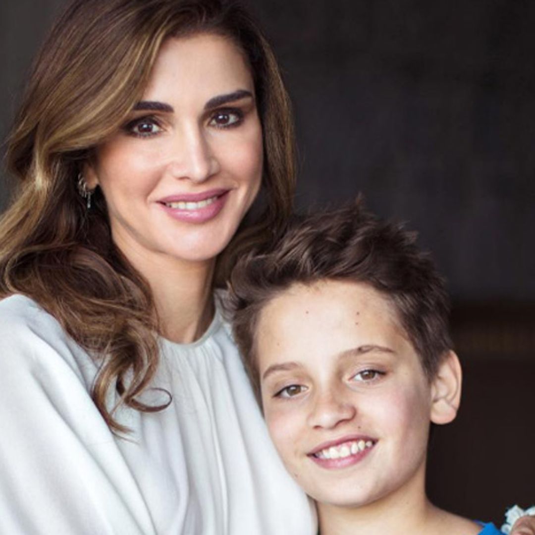 Las cariñosas felicitaciones de Rania de Jordania a dos de los hombres de su vida