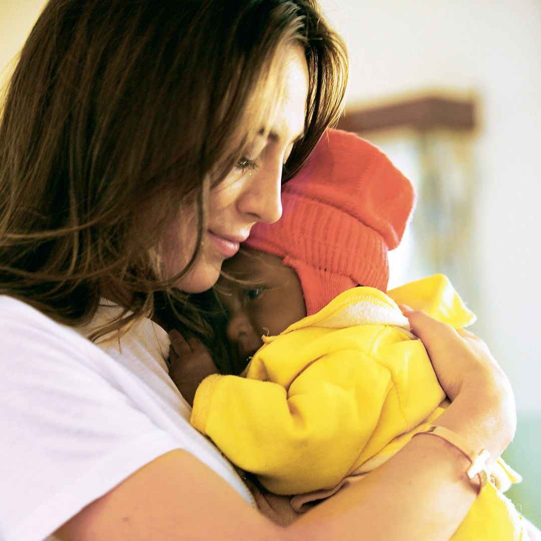 Tamara Falcó durante su voluntariado en Mozambique