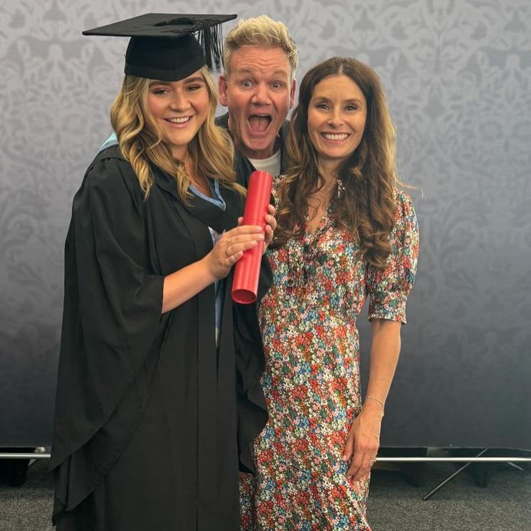 El chef Gordon Ramsay presume hija en su graduación: así es su gran familia