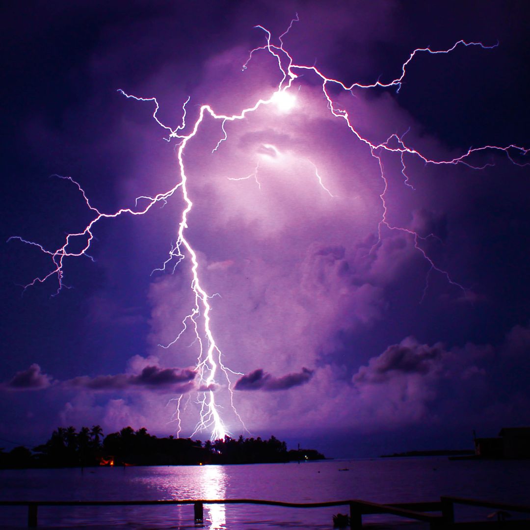El relámpago del Catatumbo en Venezuela capturado en su punto más álgido durante una fotografía