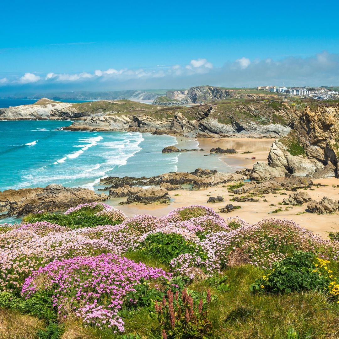 Playa de Newquayen Cornwall, Inglaterra