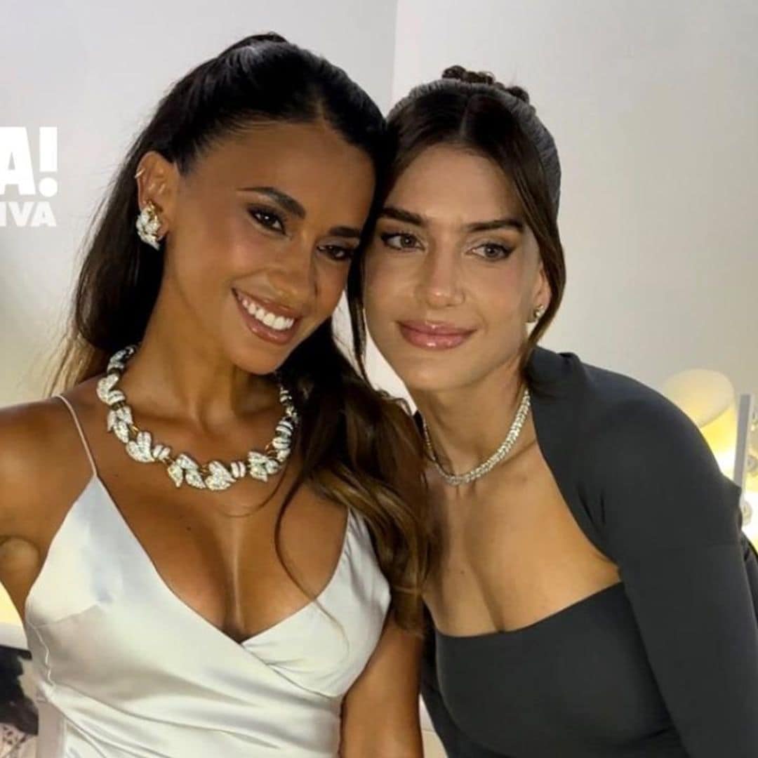 Antonela Roccuzzo y Valentina Ferrer, encuentro de diosas entre diamantes