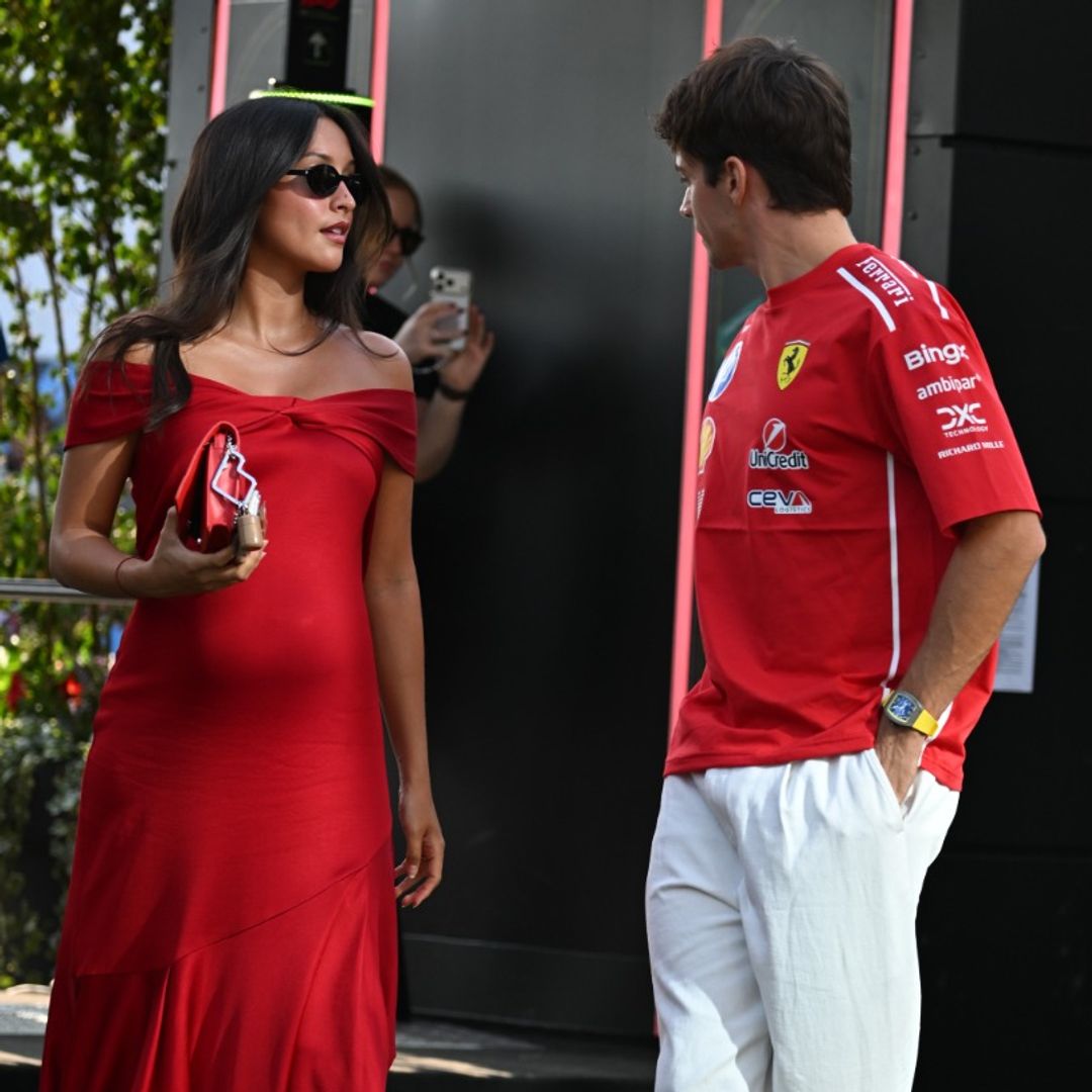 La angustia de Alexandra Leclerc, embarazada de su primer hijo, tras el fuerte accidente de Charles Leclerc en Monza