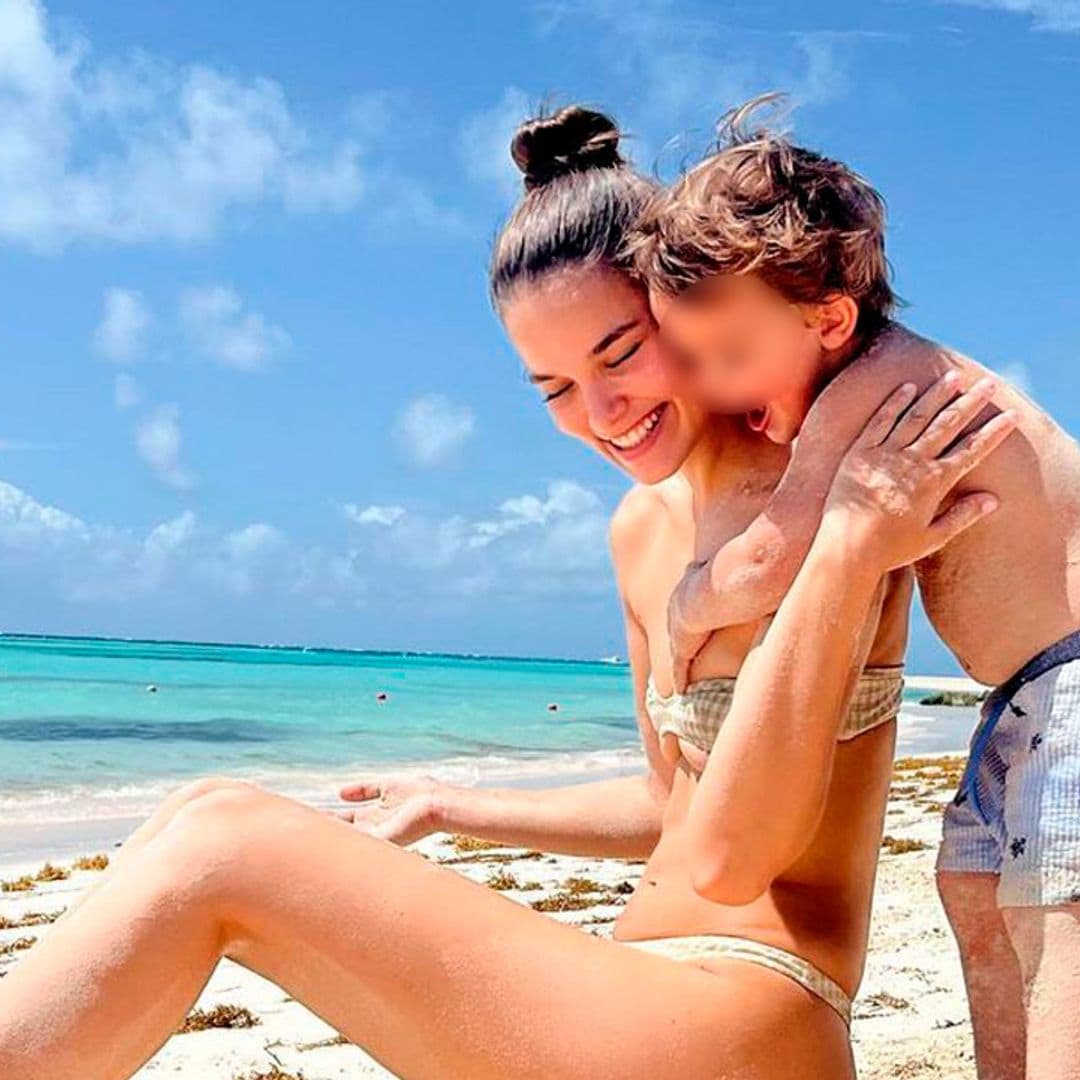 Gara Arias abre el álbum familiar para felicitar a su hijo Marco que ha cumplido dos años