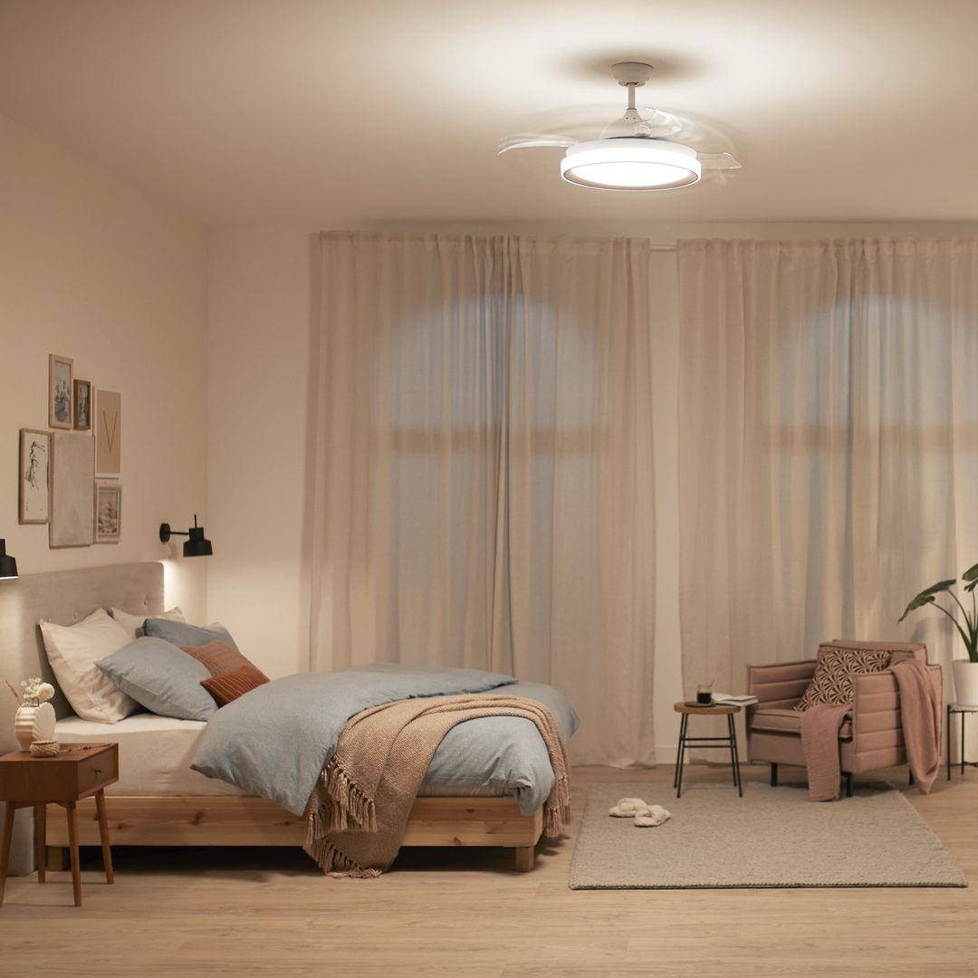 Prepara tu hogar para el verano ahorrando (y mucho) con este ventilador de techo silencioso de Philips al 42% de descuento en Amazon