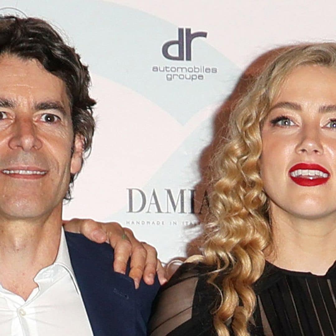 Las imágenes de Amber Heard en su regreso a la alfombra roja junto a Eduardo Noriega