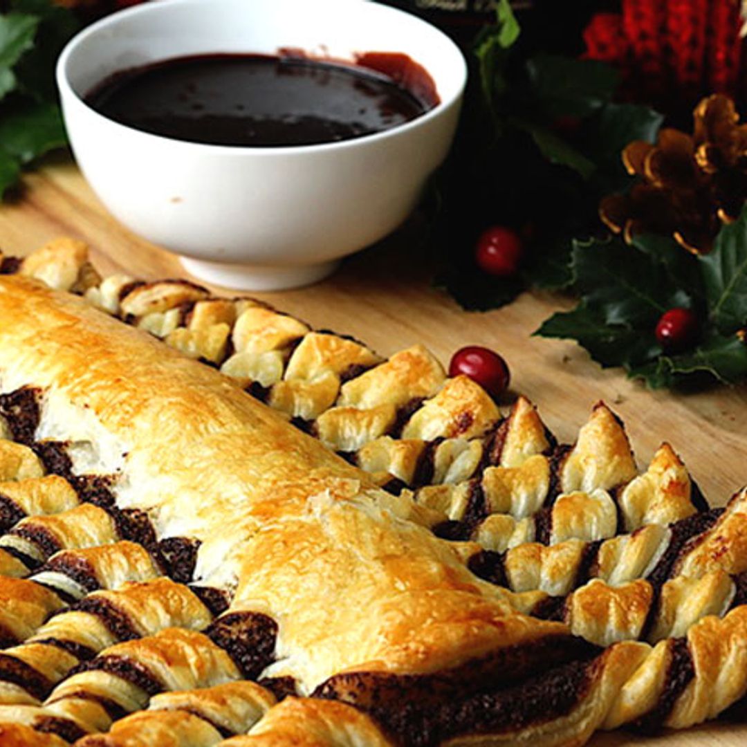 Receta: árbol de Navidad de hojaldre con Baileys, un postre tradicional con un toque muy navideño