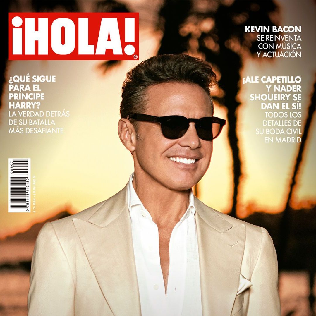 En ¡HOLA!, Luis Miguel, sus maravillosos 55 años junto al amor de su vida