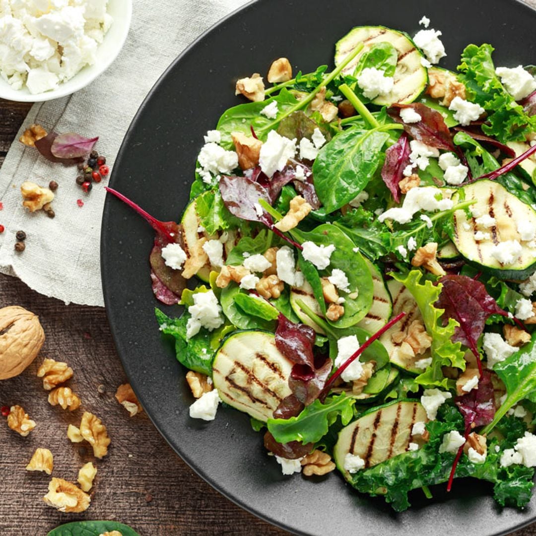 El calabacín: ingrediente estrella de estas ensaladas sanas y deliciosas
