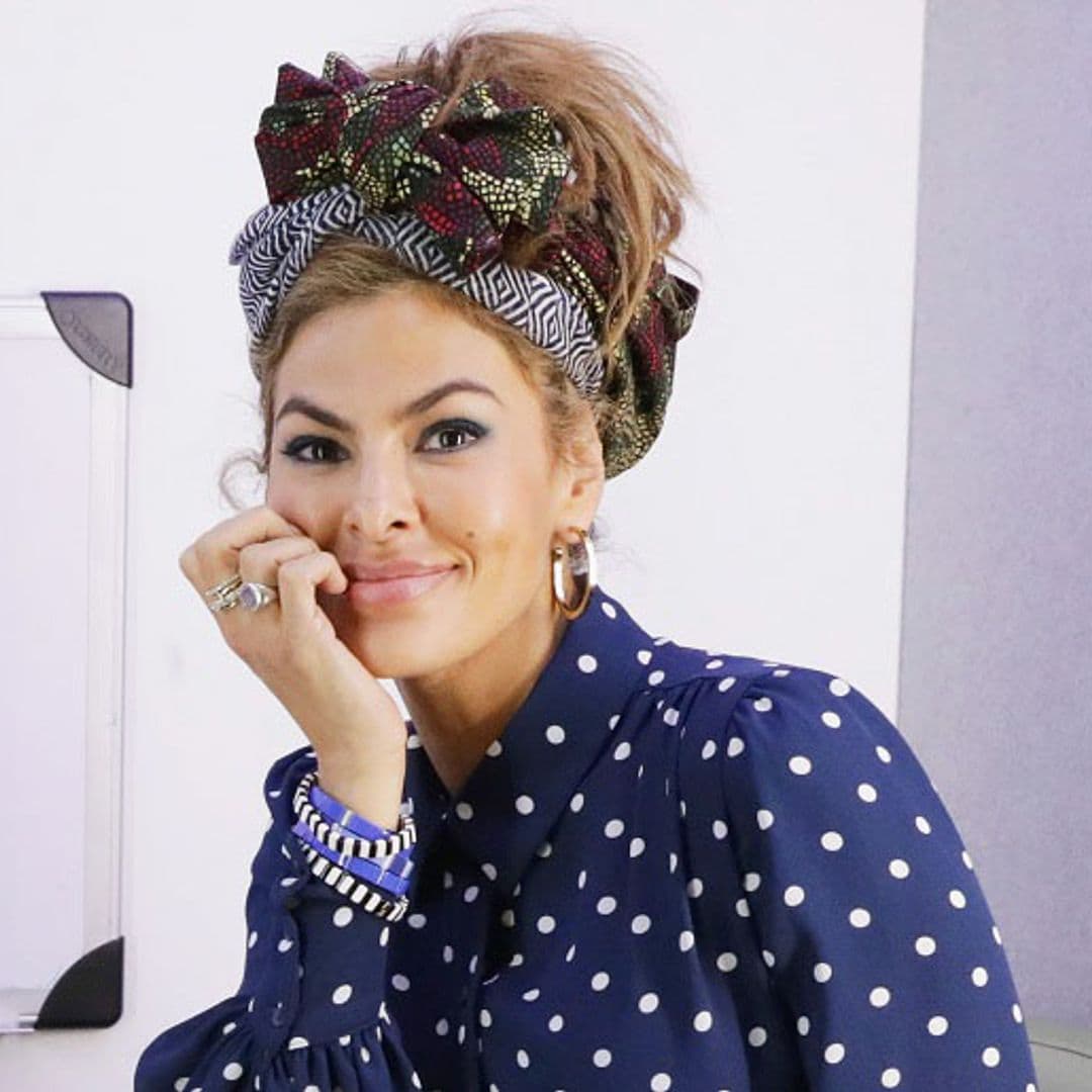 Los 'spotty outfits' de Eva Mendes de los que nunca te cansarás