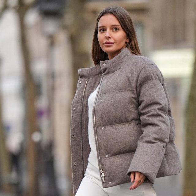 plumifero beige look