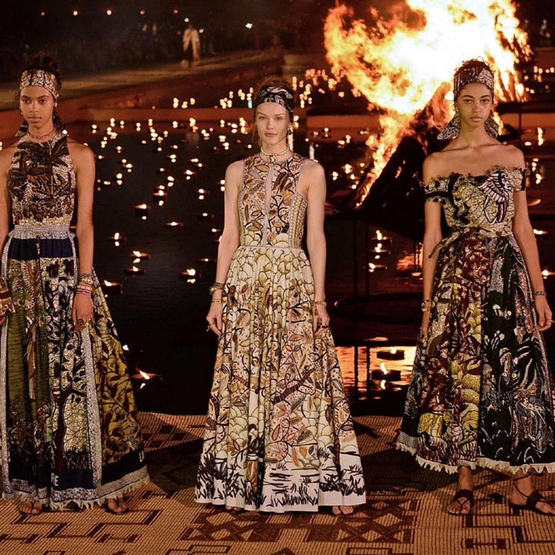 La inspiración africana transforma el 'New look' parisino en la colección Crucero 2020 de Dior