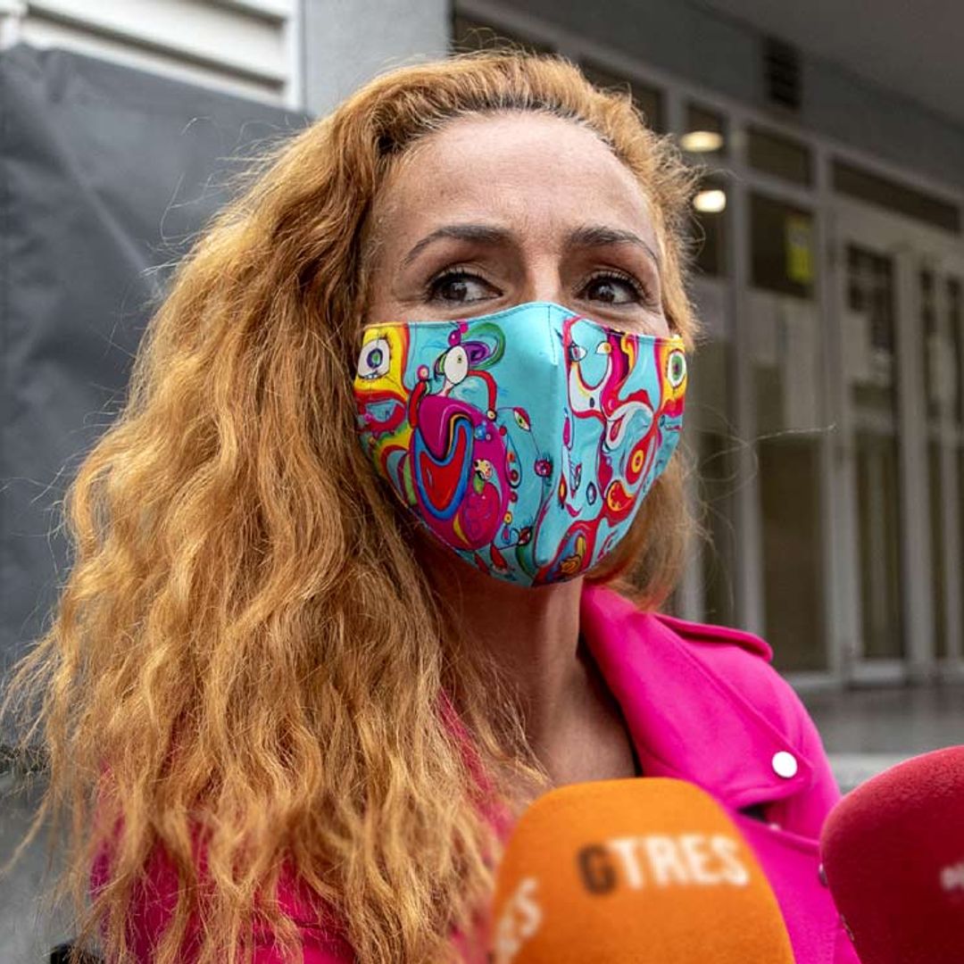 La reacción de Rocío Carrasco al preguntarle por la separación de Antonio David y Olga Moreno