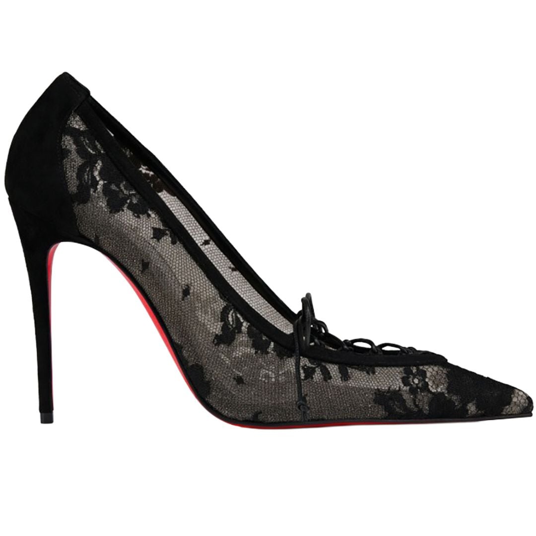 Zapato de tacón fino (995 €), de Christian Louboutin