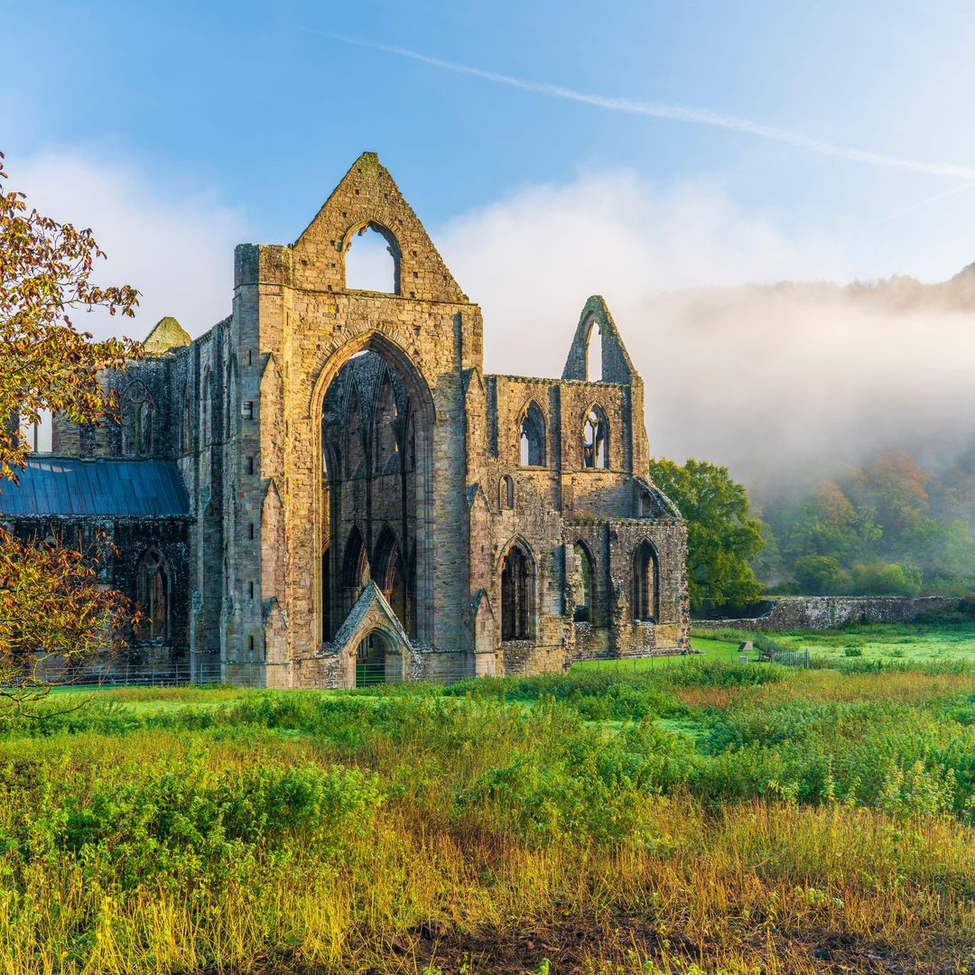 Ruinas de la abadía cisterciense de Tintern, Gales