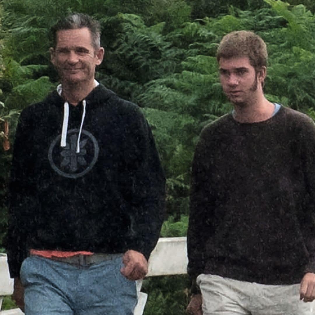 Iñaki Urdangarin co su hijo 