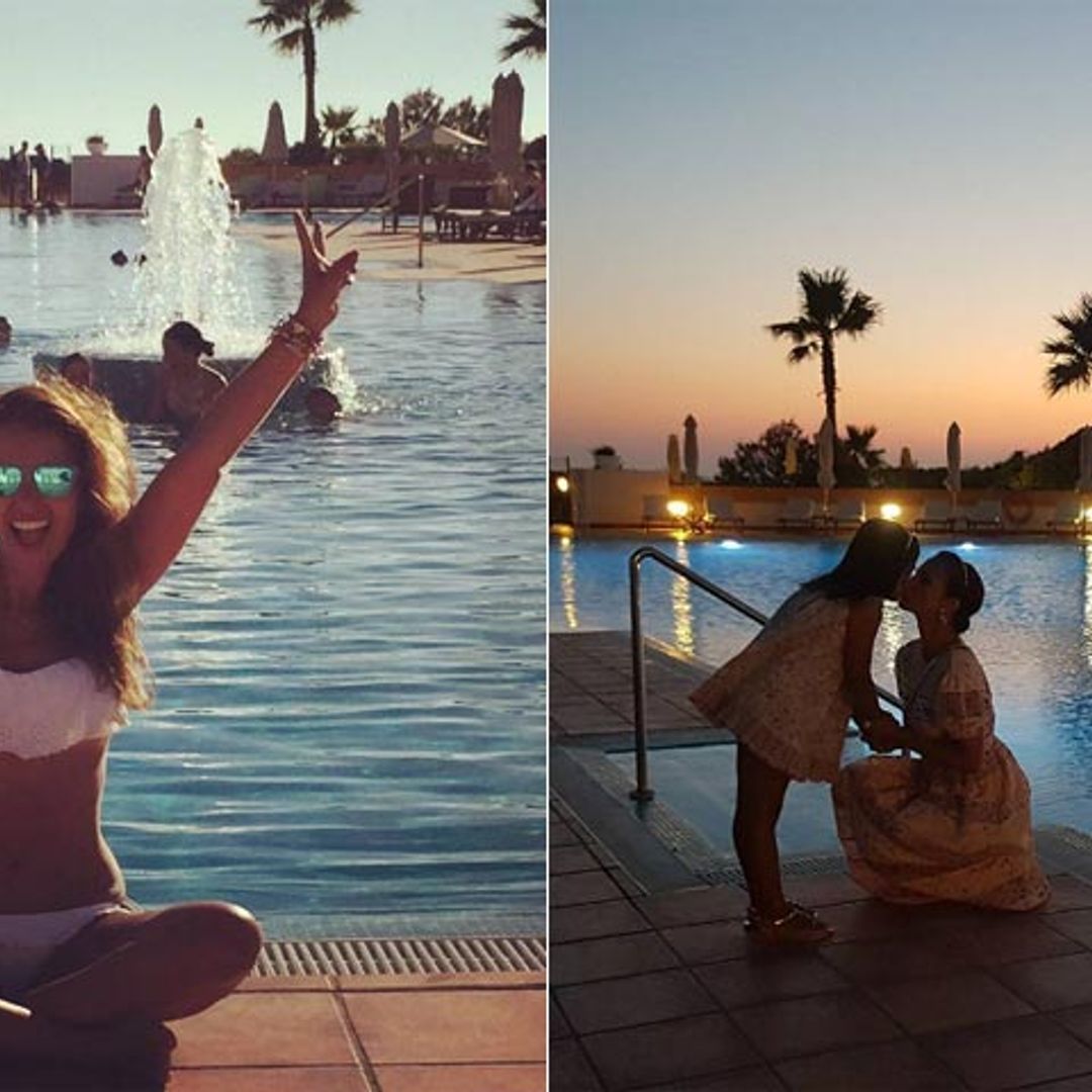 ¡Ya están aquí! Paula Echevarría comienza sus vacaciones con su hija, pero lejos de David Bustamante