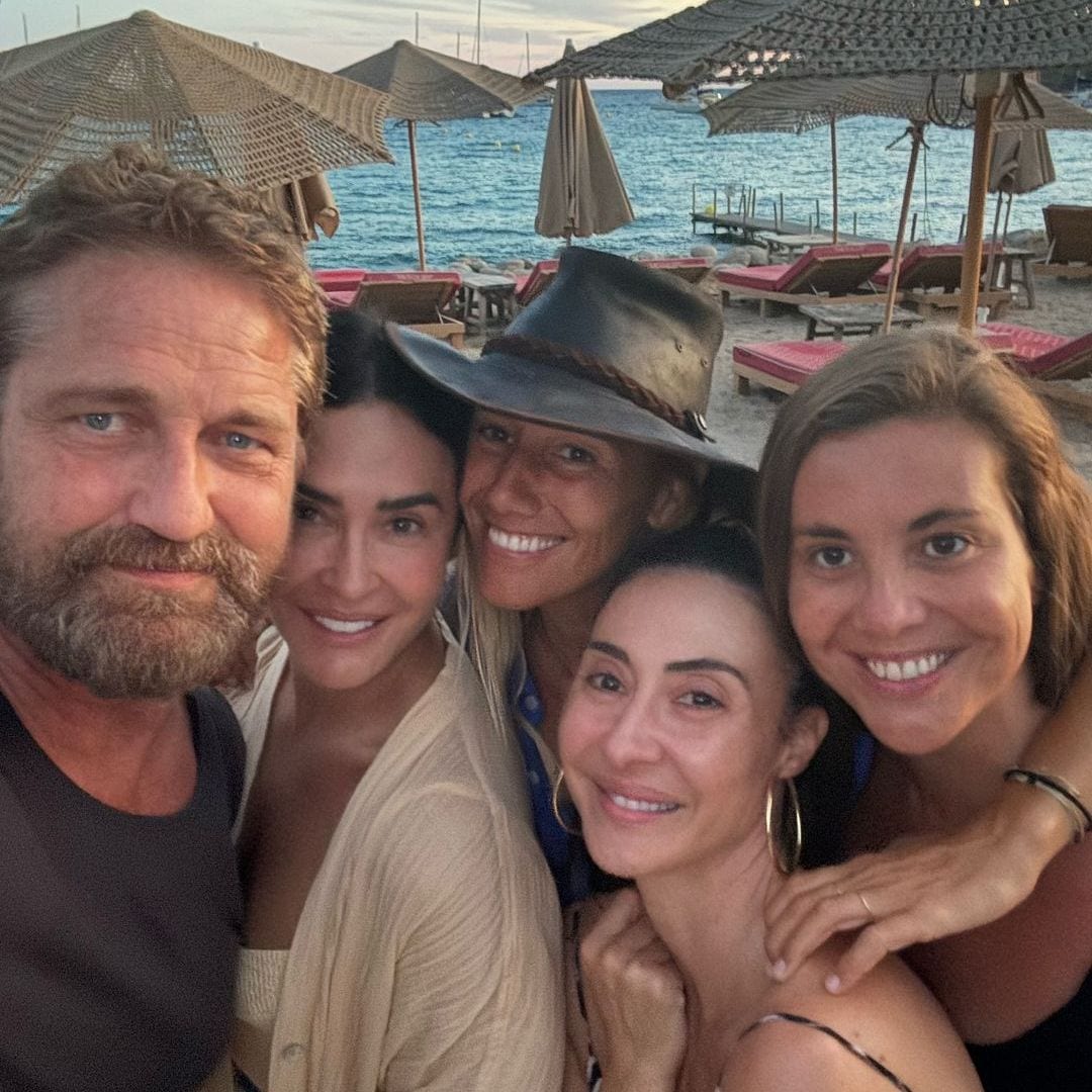 Vicky Martín Berrocal y Gerard Butler