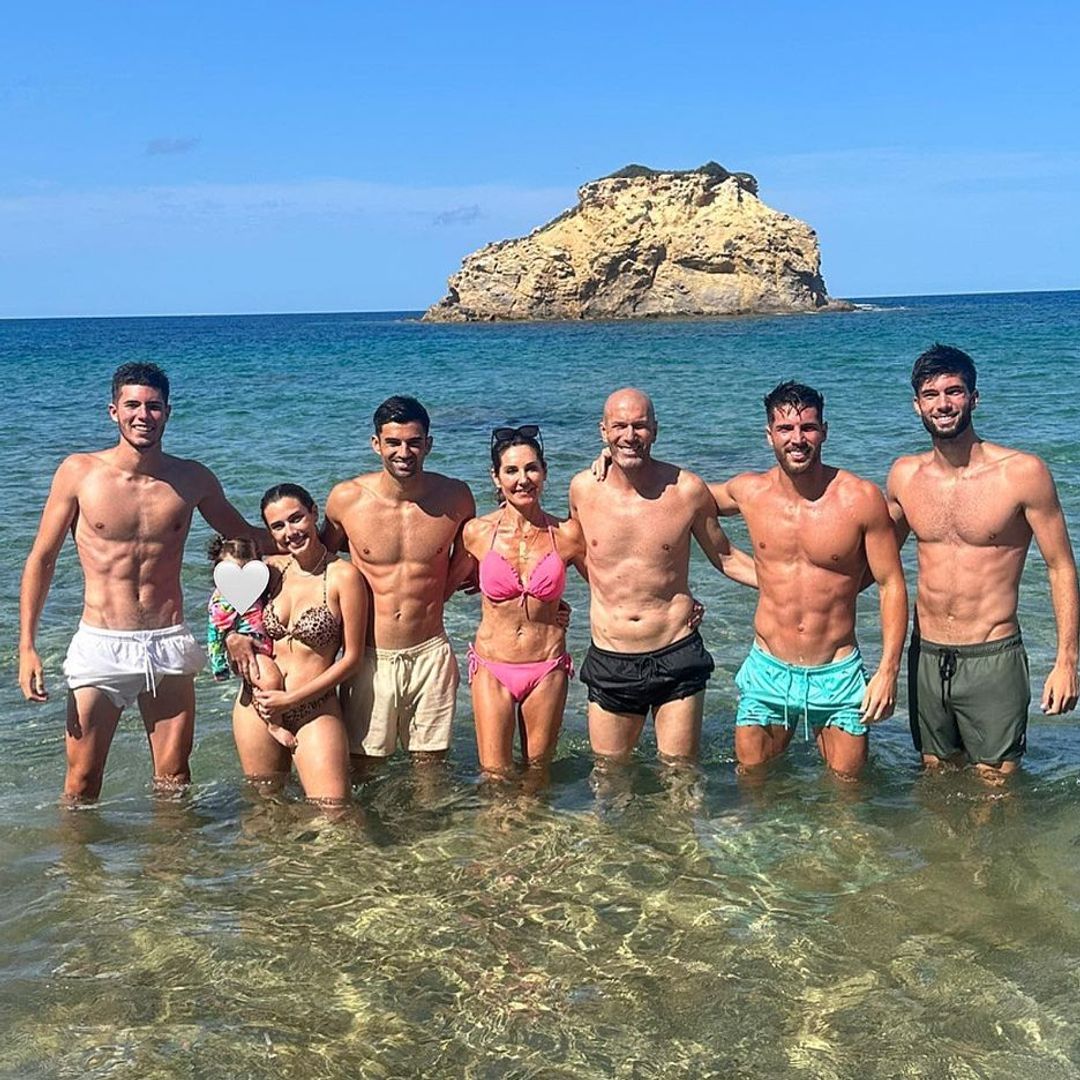 Así son los cuatro guapos hijos de Zinedine Zidane, que acaba de celebrar su 52 cumpleaños con ellos