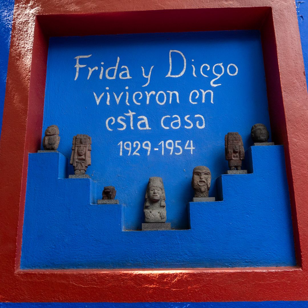 Entrada de la casa de Frida y Diego
