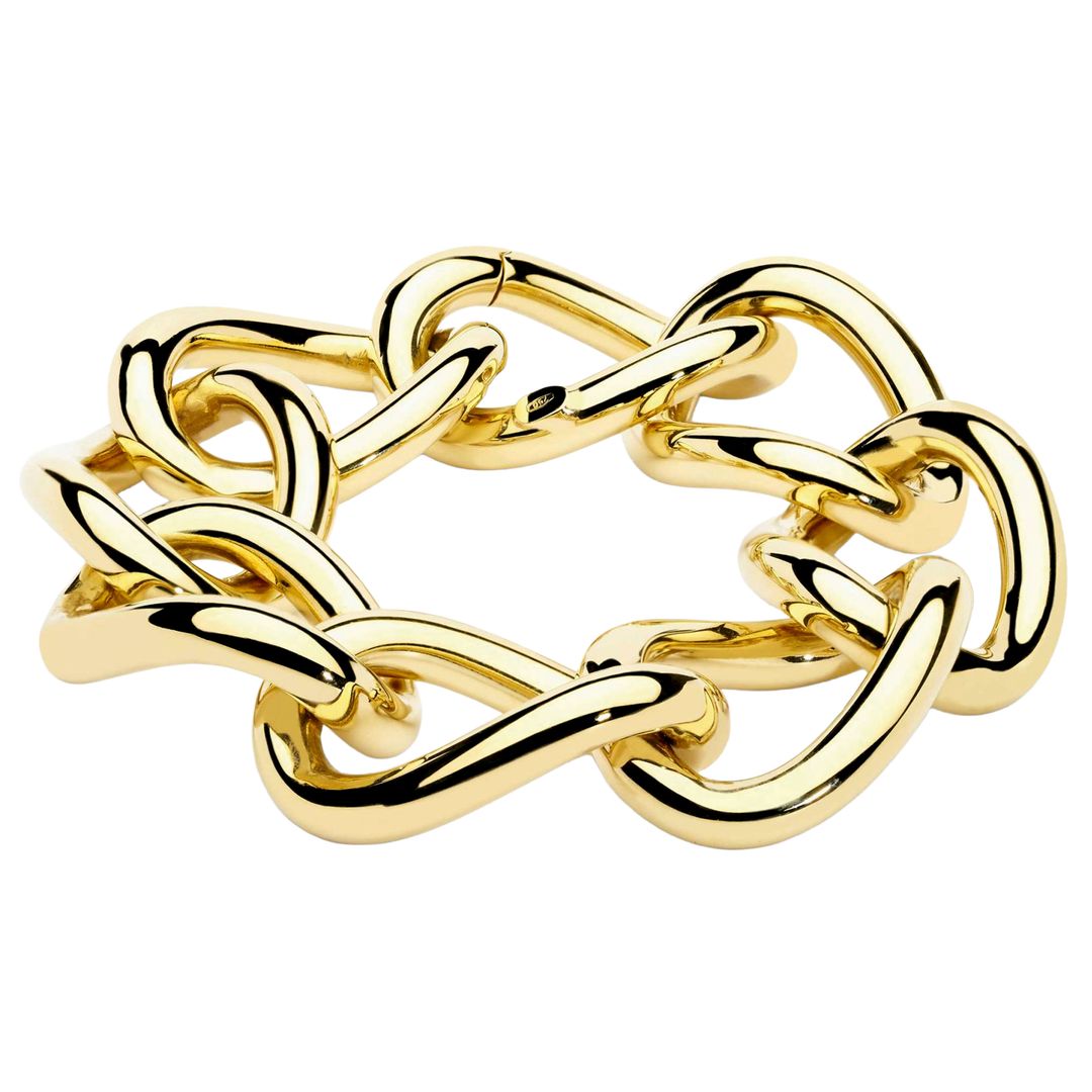 Pulsera de eslabones de oro (6.600 €), de Rabat