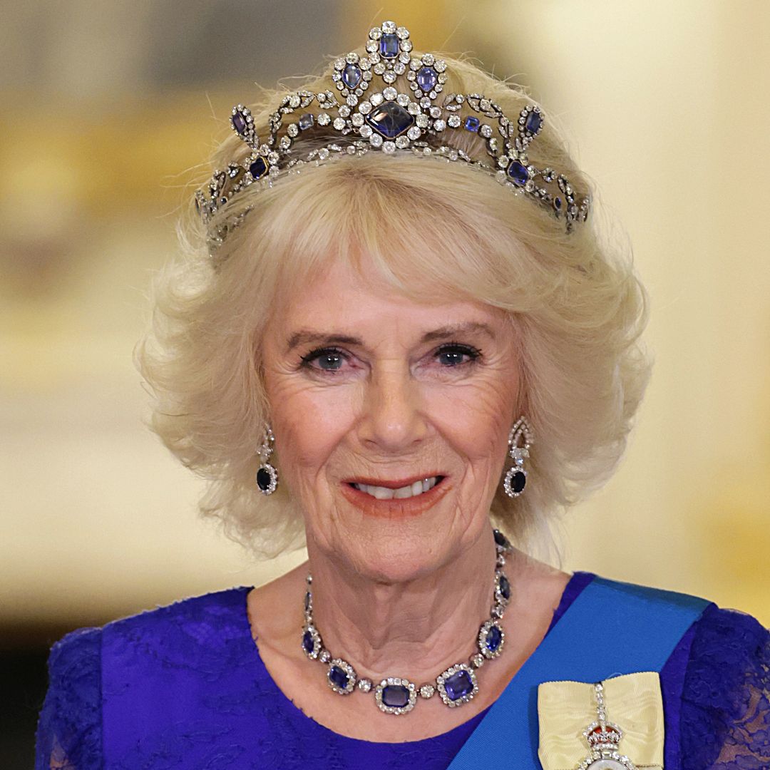 La Reina Camilla en un banquete de Estado en el Palacio de Buckingham el 22 de noviembre de 2022