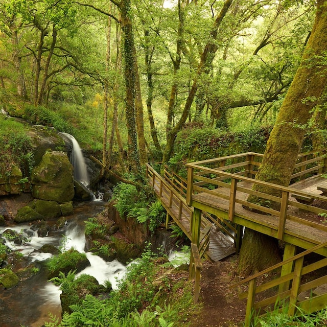 Cascadas en Arenteiro, Ourense, Galicia
