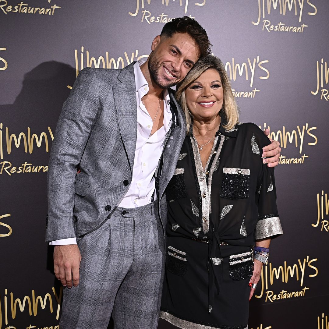 Terelu Campos con Montoya en su fiesta de cumpleaños