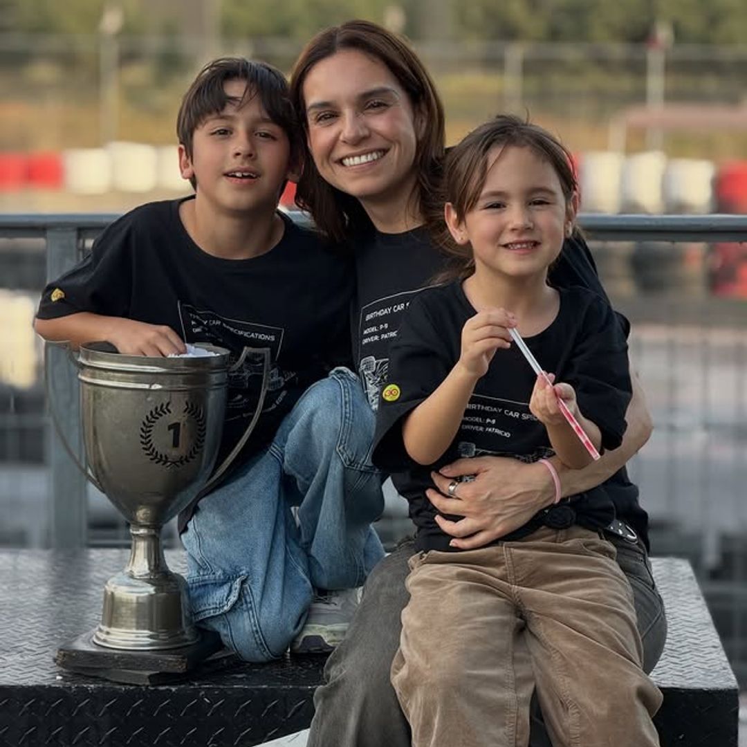 Tania Rincón celebra el cumpleaños 9 de su hijo Patricio con una fiesta en los go karts