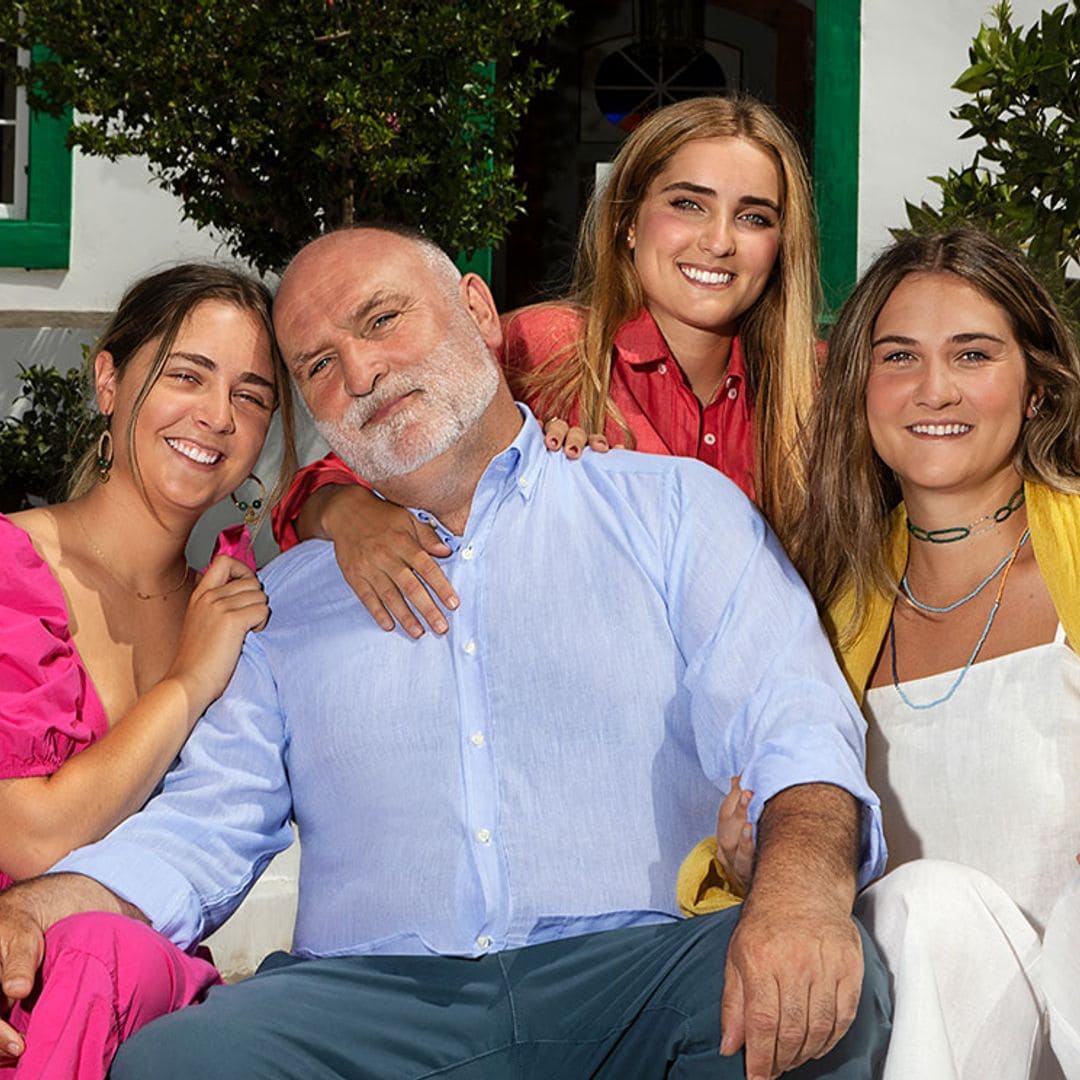 Conoce a las tres hijas estadounidenses de José Andrés durante su viaje gastronómico por España