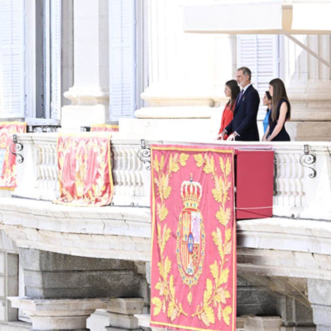 Así han celebrado los Reyes y sus hijas los diez años de reinado
