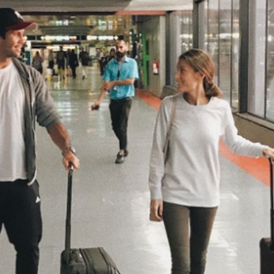 Ana Boyer, escala en Madrid para preparar su boda antes de viajar a París para apoyar a Verdasco