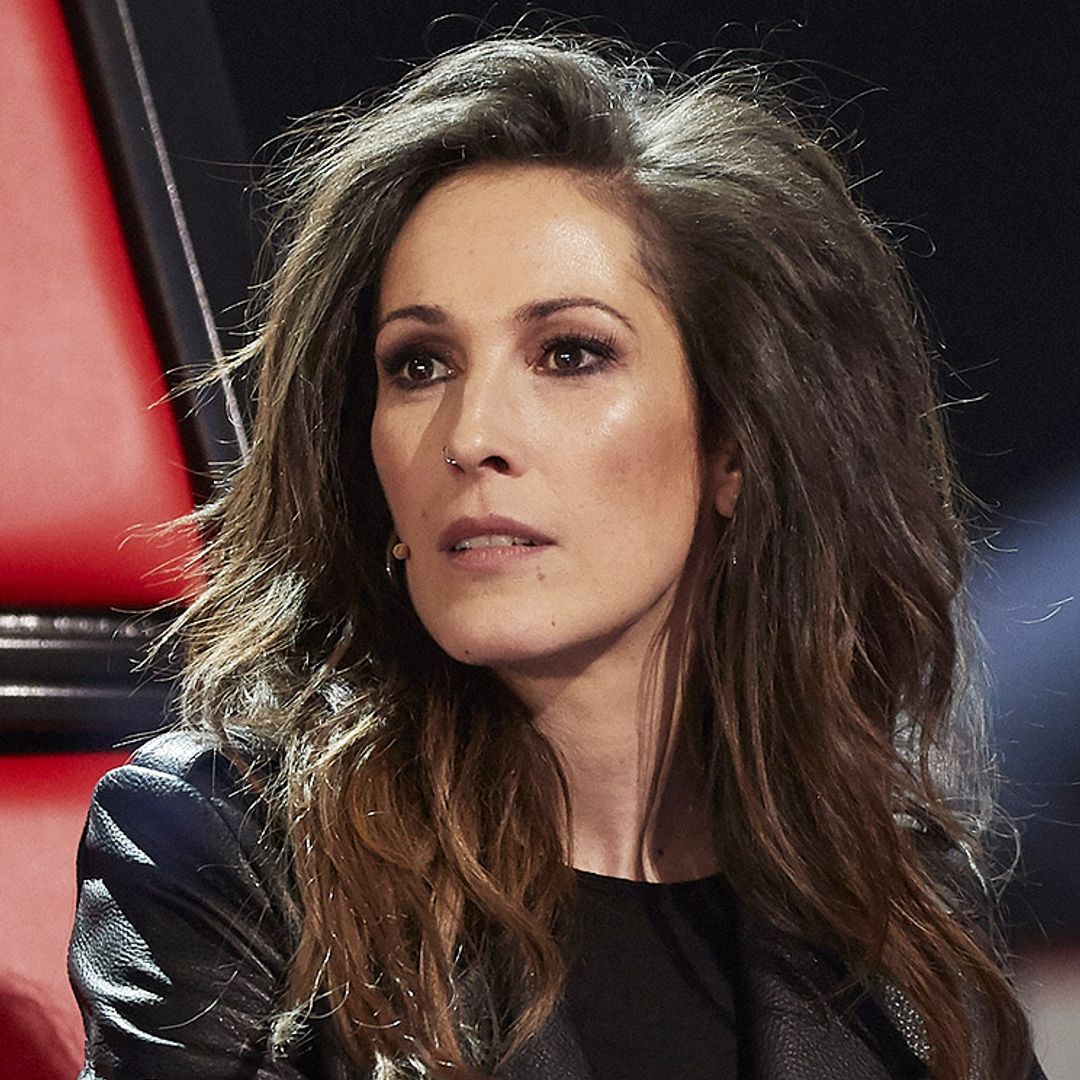 Malú, muy apenada por la muerte de su mascota, la perrita Rumba