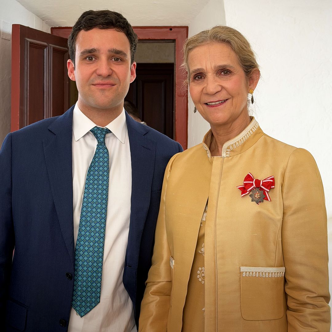 La infanta Elena en un retrato familiar