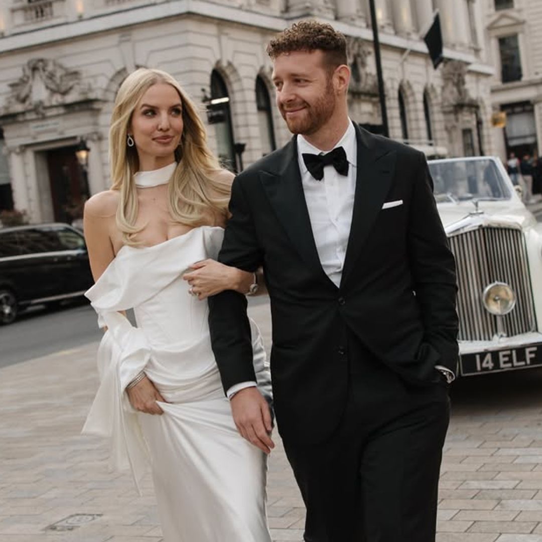 Leonie Hanne, la alemana más influyente de la moda, se casa en Londres: una boda civil con dos vestidos y las sobrinas de Lady Di como invitadas