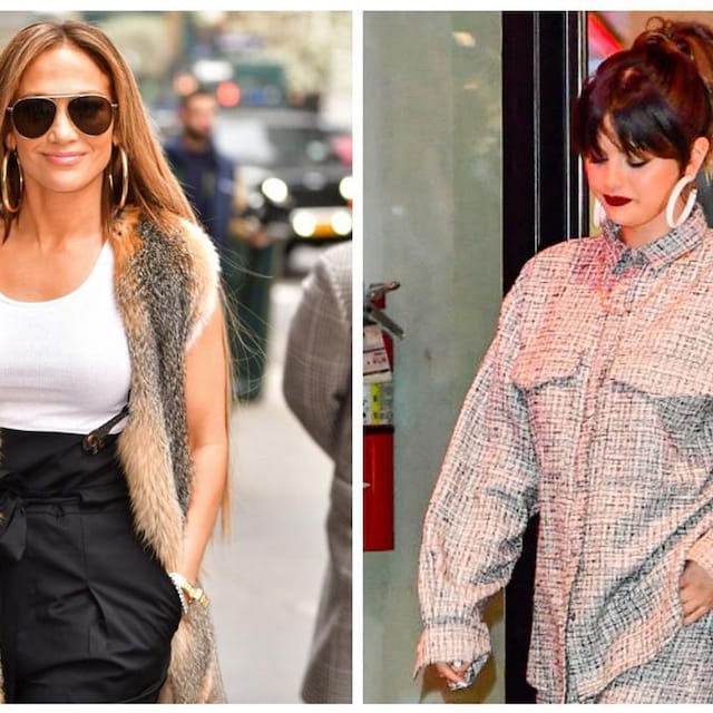 jennifer lope y selena gomez y sus argollas de moda favoritas