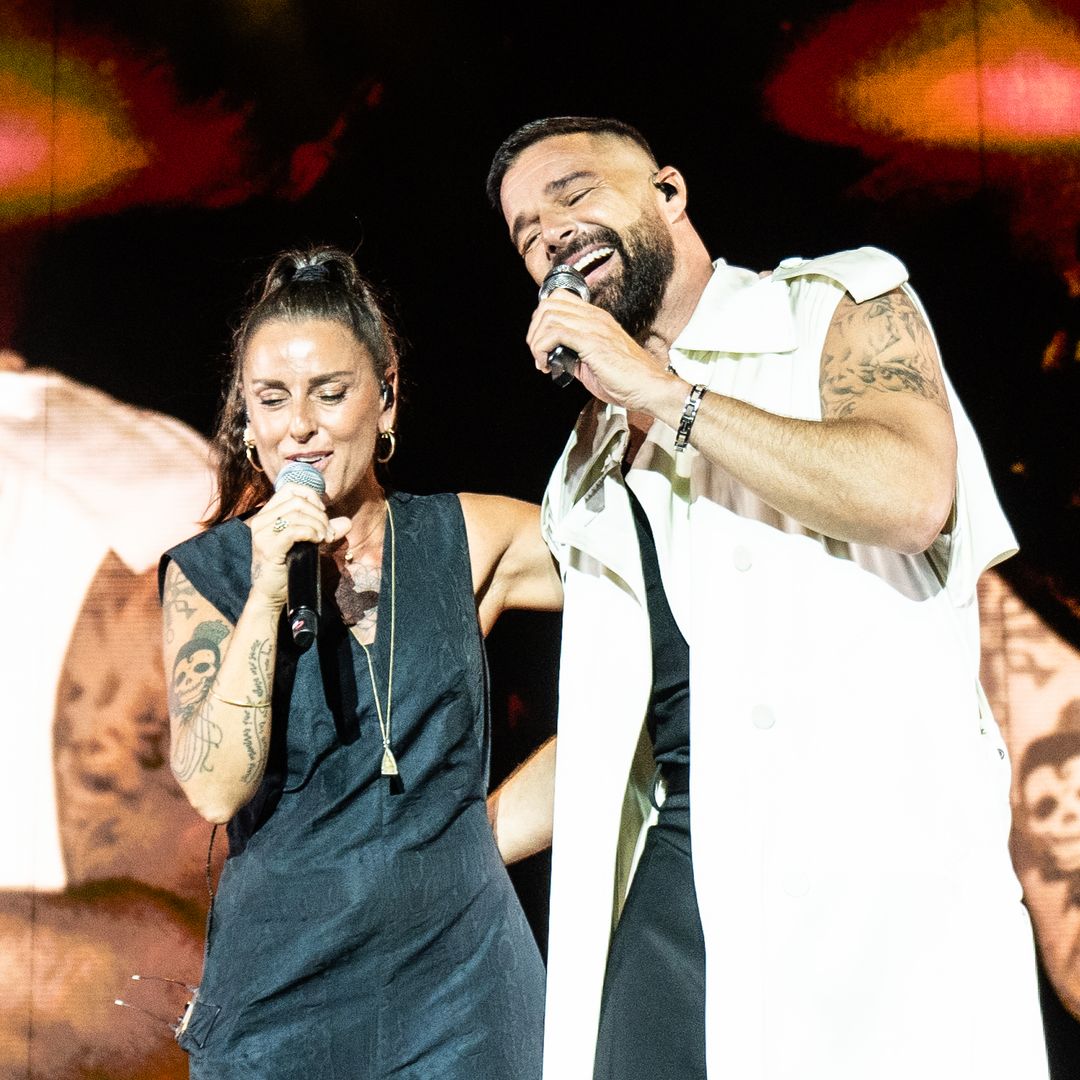 Ricky Martin y la Mari de Chambao en el Starlite Occident de Marbella
