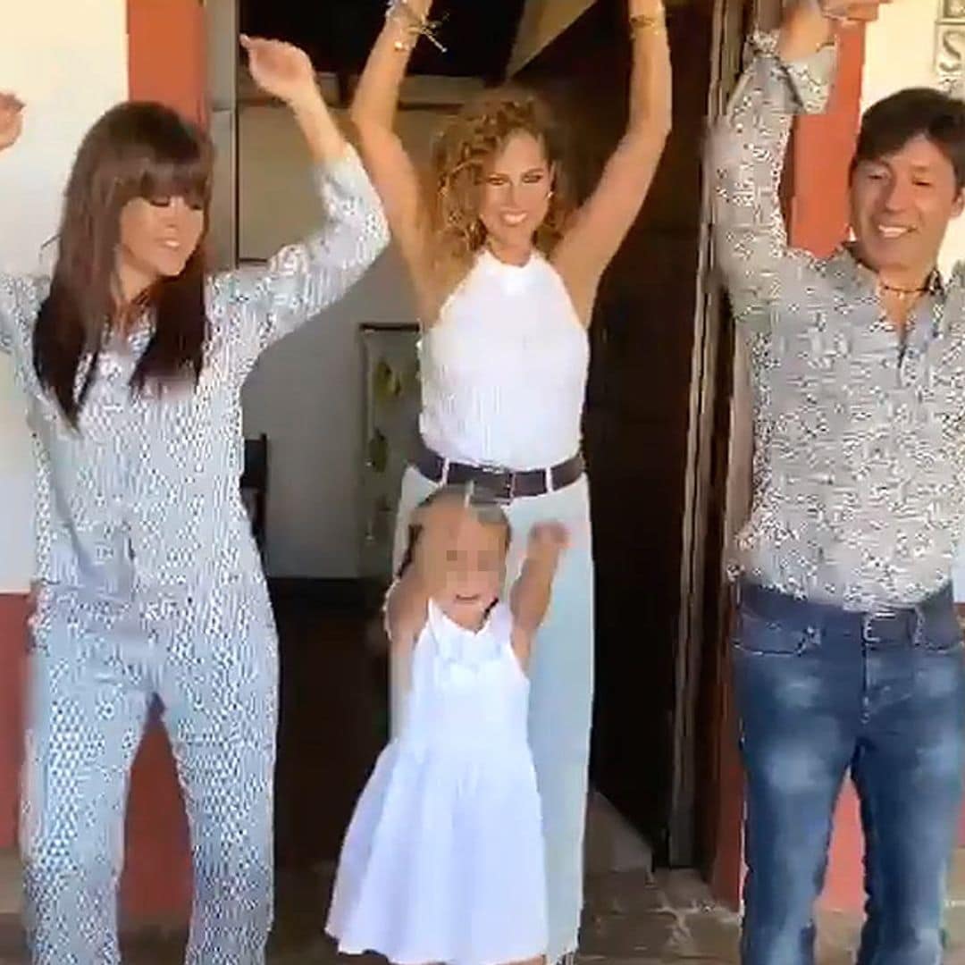 Estrella, hija de Pastora Soler, la profesora de baile más simpática de su mamá y Vanesa Martín