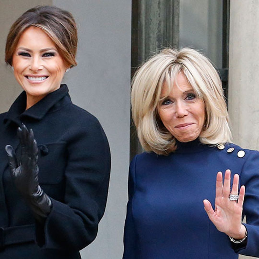 Melania Trump juega su 'carta Jackie O' en su último duelo con Brigitte Macron