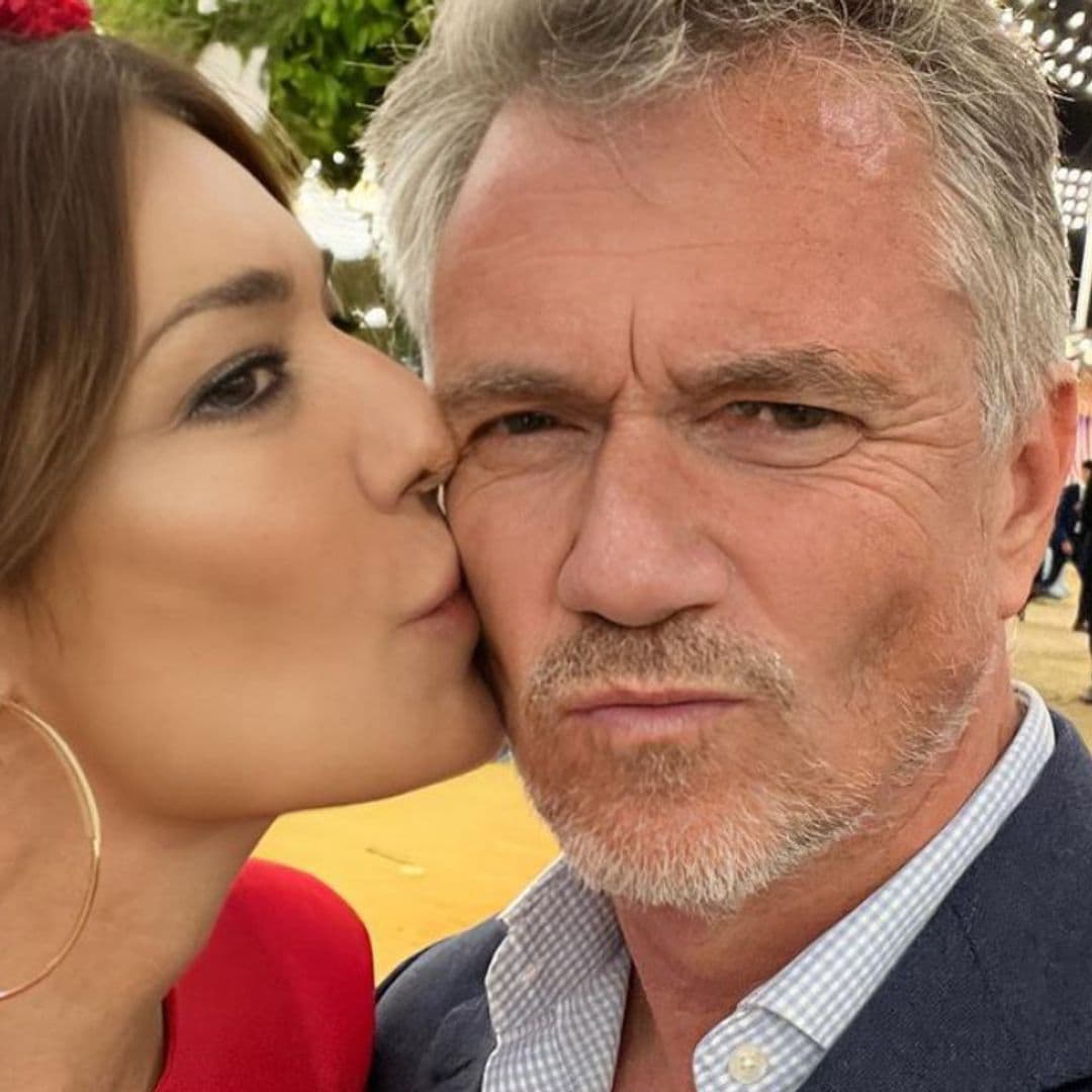 Raquel Revuelta disfruta con su novio Luis García Bahamonde de la Feria de Abril