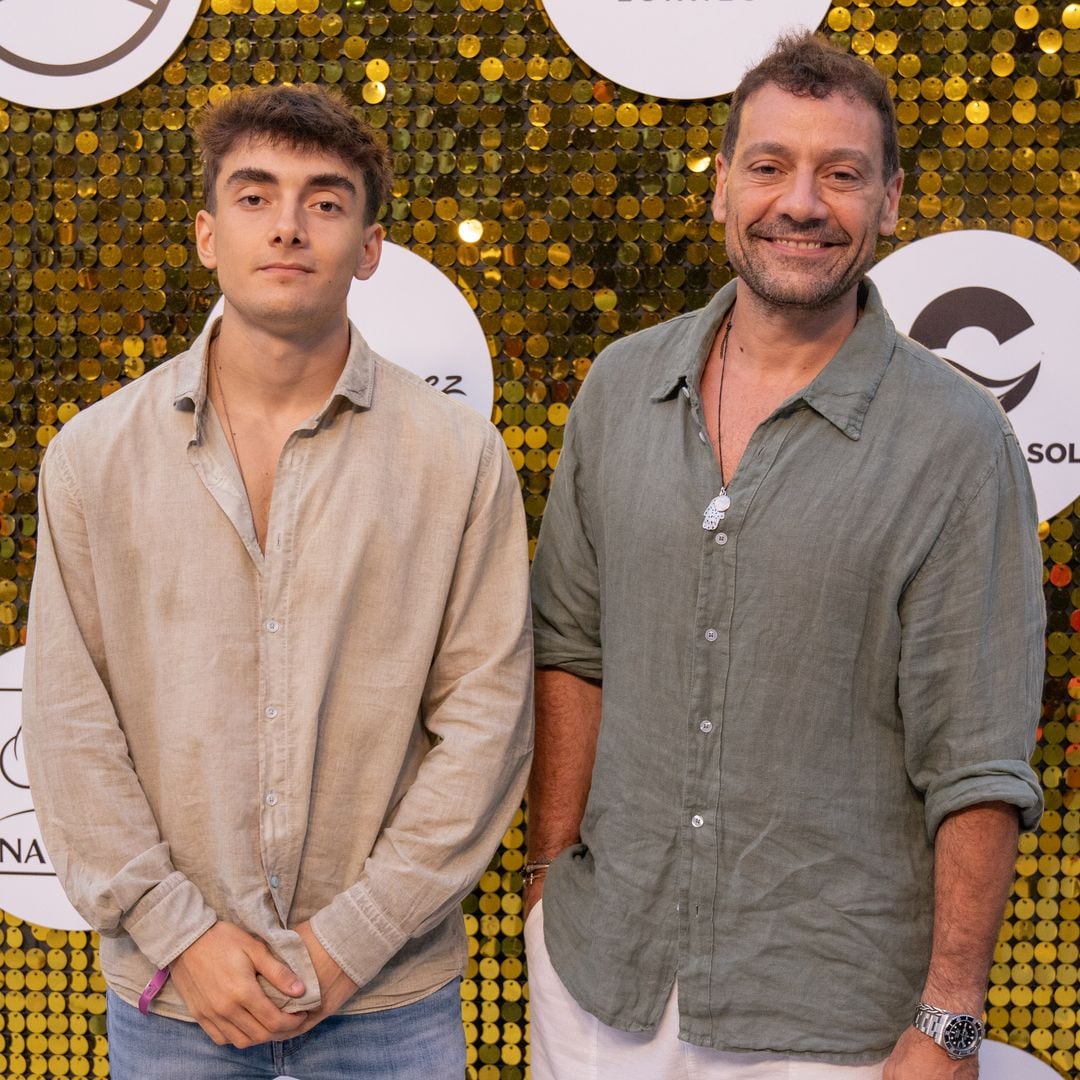 Leo y Omar Ayyashi en el concierto de Tom Jones en Starlite, a 05 de agosto de 2025, en Marbella (España)