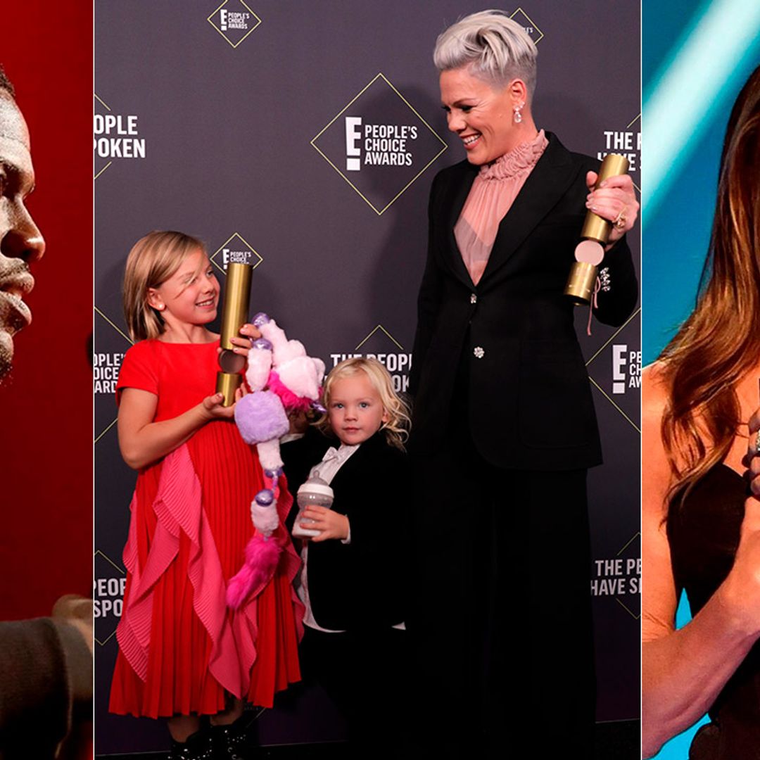 Una emocionada Jennifer Aniston, Kevin Hart tras su accidente, Pink con sus hijos... los momentazos de los People Choice Awards