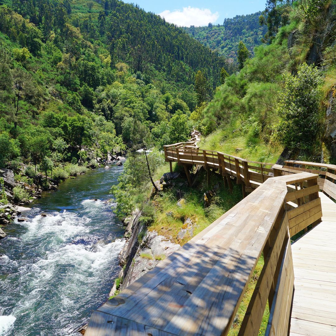 Pasarelas de Paiva, Arouca, Geoparque, Unesco, Portugal