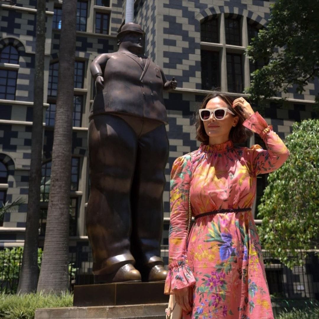 Tamara Falcó en el Museo de Antioquía, Medellín, Colombia